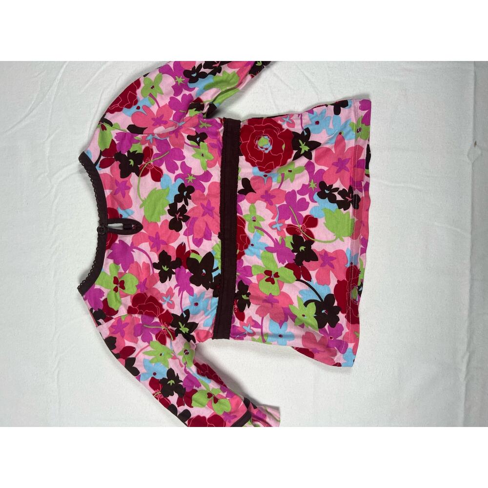 Hanna Anderson 100% Cotton Flare Arm Bold Colors Size 100 US 4T - Picture 2 of 4